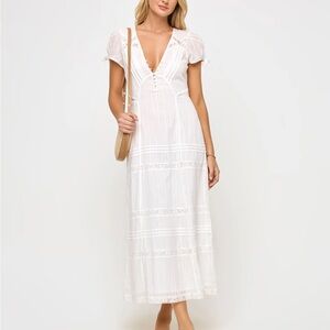L*Space White Maxi Dress
